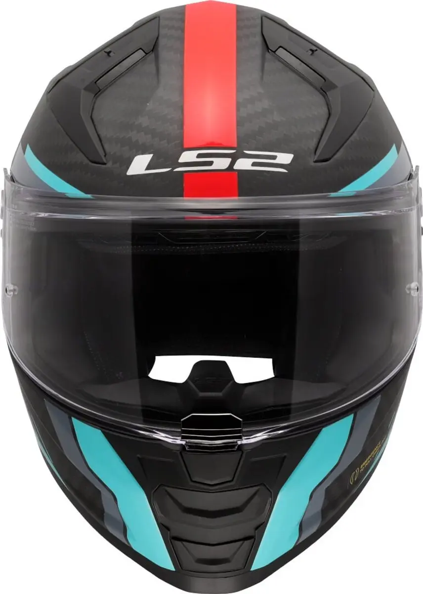 LS2 FF811 Vector II C Grid Integraalhelm - XXXXL - Blauw/Rood