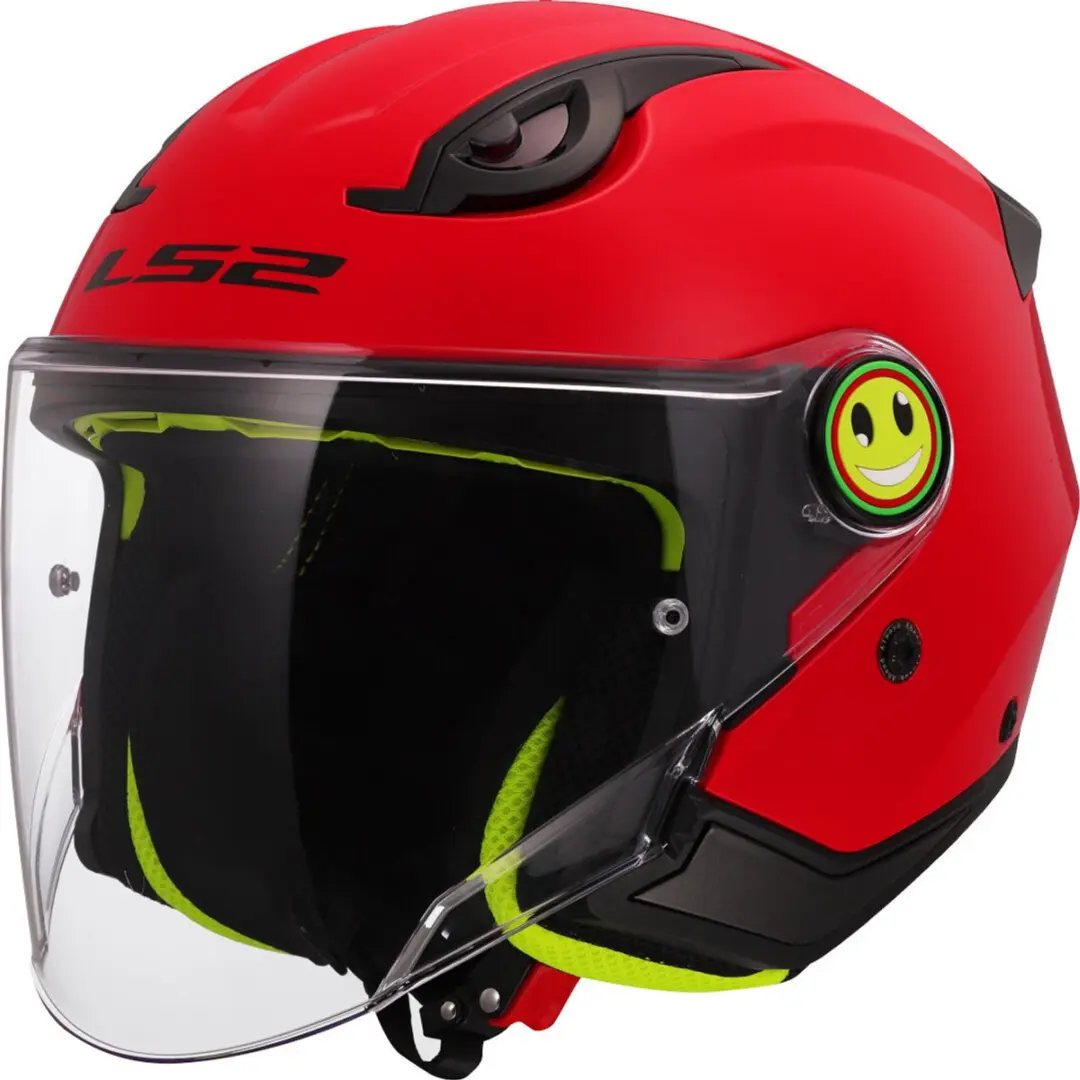 LS2 OF622 Funny II Solid Kinderjethelm - Rood - S