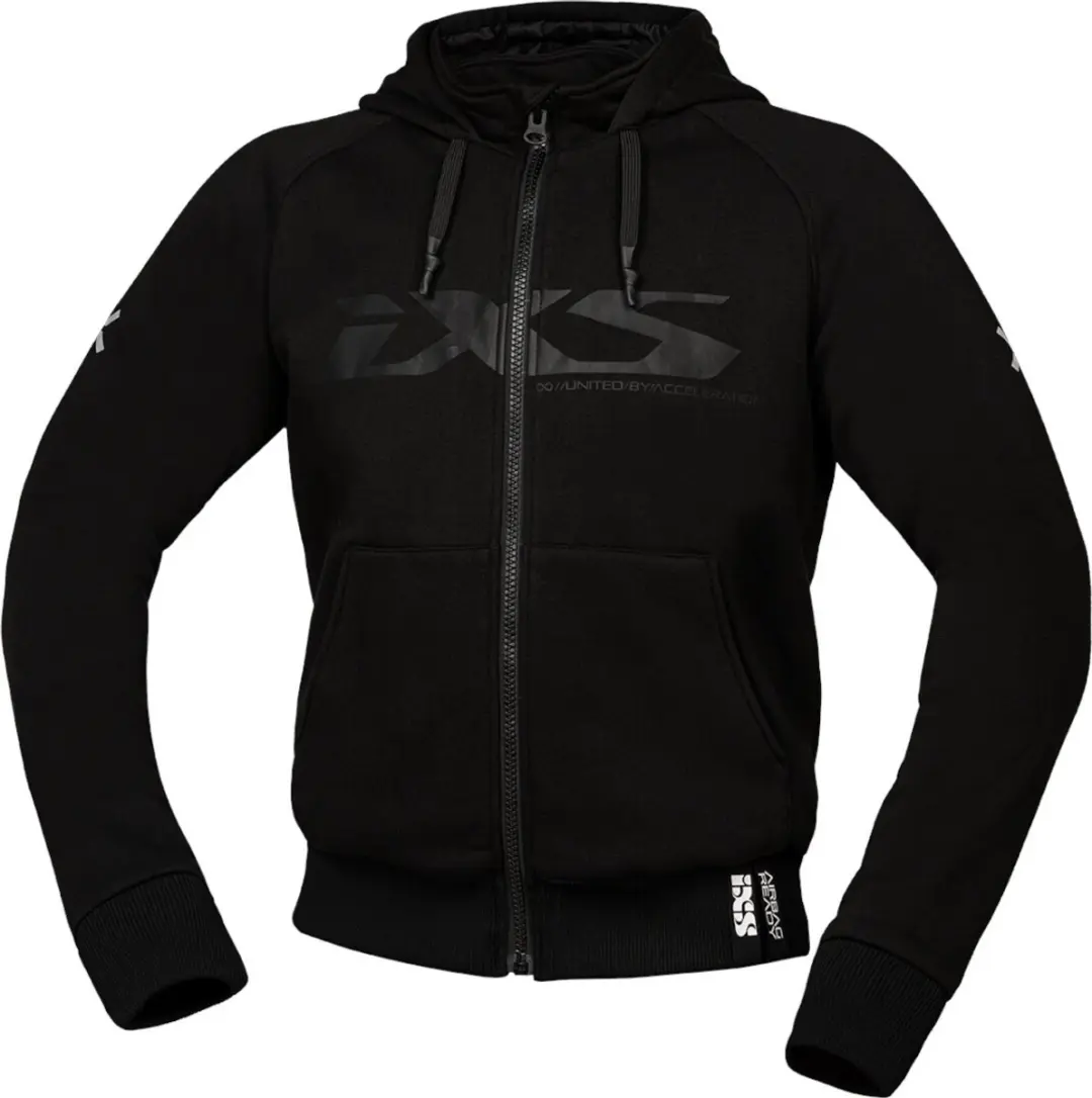IXS Rapid 1.0 Zwart Motor Zip Hoodie