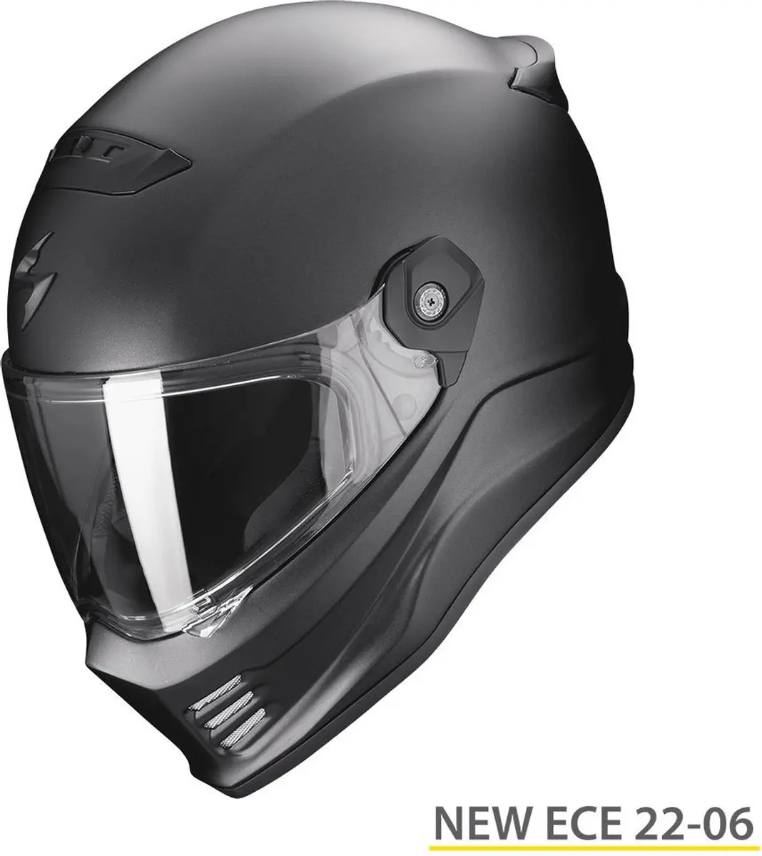 Scorpion Covert FX Solid Mat Zwart Integraalhelm - XS