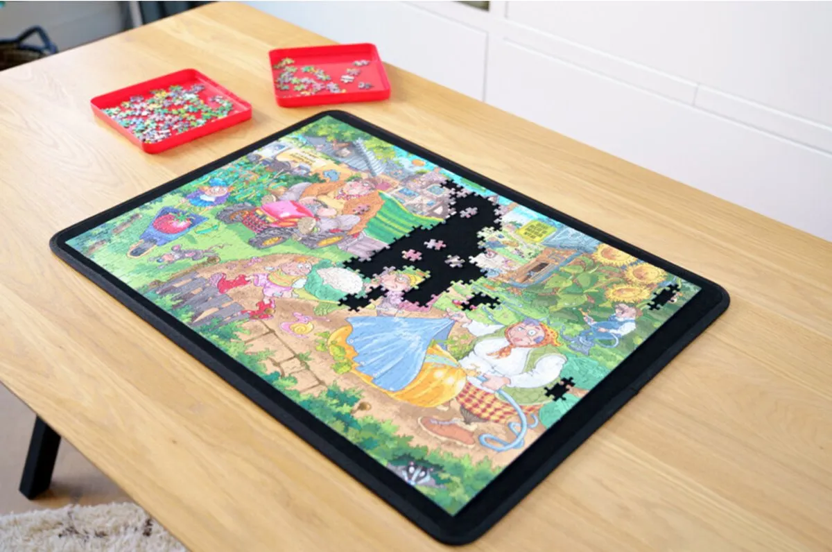 Jumbo Portapuzzle Puzzelbord 1000 Stuks - 75x55cm - Multicolor - afbeelding 6 van 6