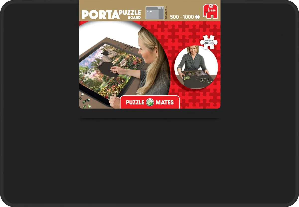 Jumbo Portapuzzle Puzzelbord 1000 Stuks - 75x55cm - Multicolor