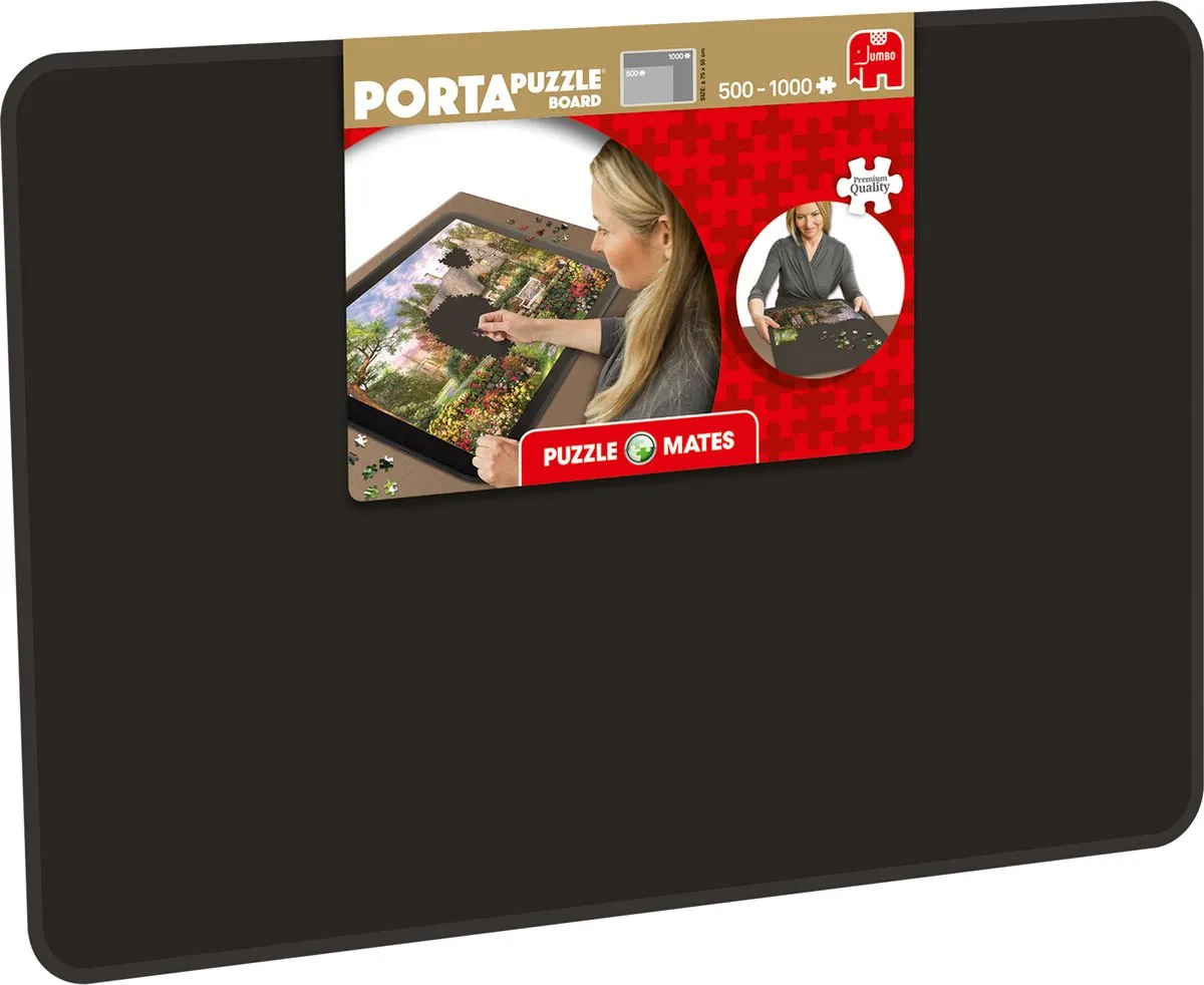 Jumbo Portapuzzle Puzzelbord 1000 Stuks - 75x55cm - Multicolor