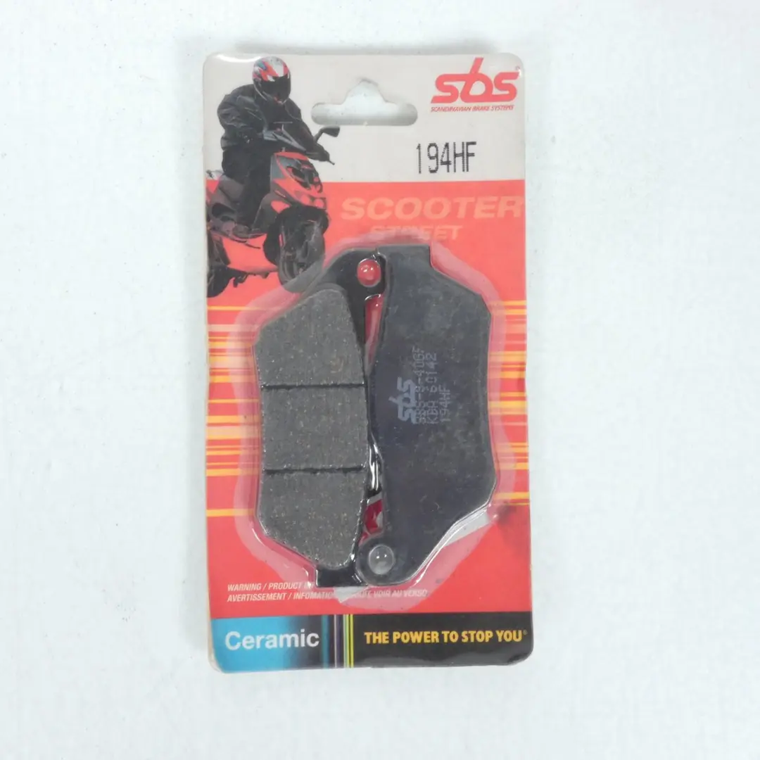 Plaquette de frein AV SBS pour scooter Yamaha 125 X-Max 2006 à 2014 194HF Neuf