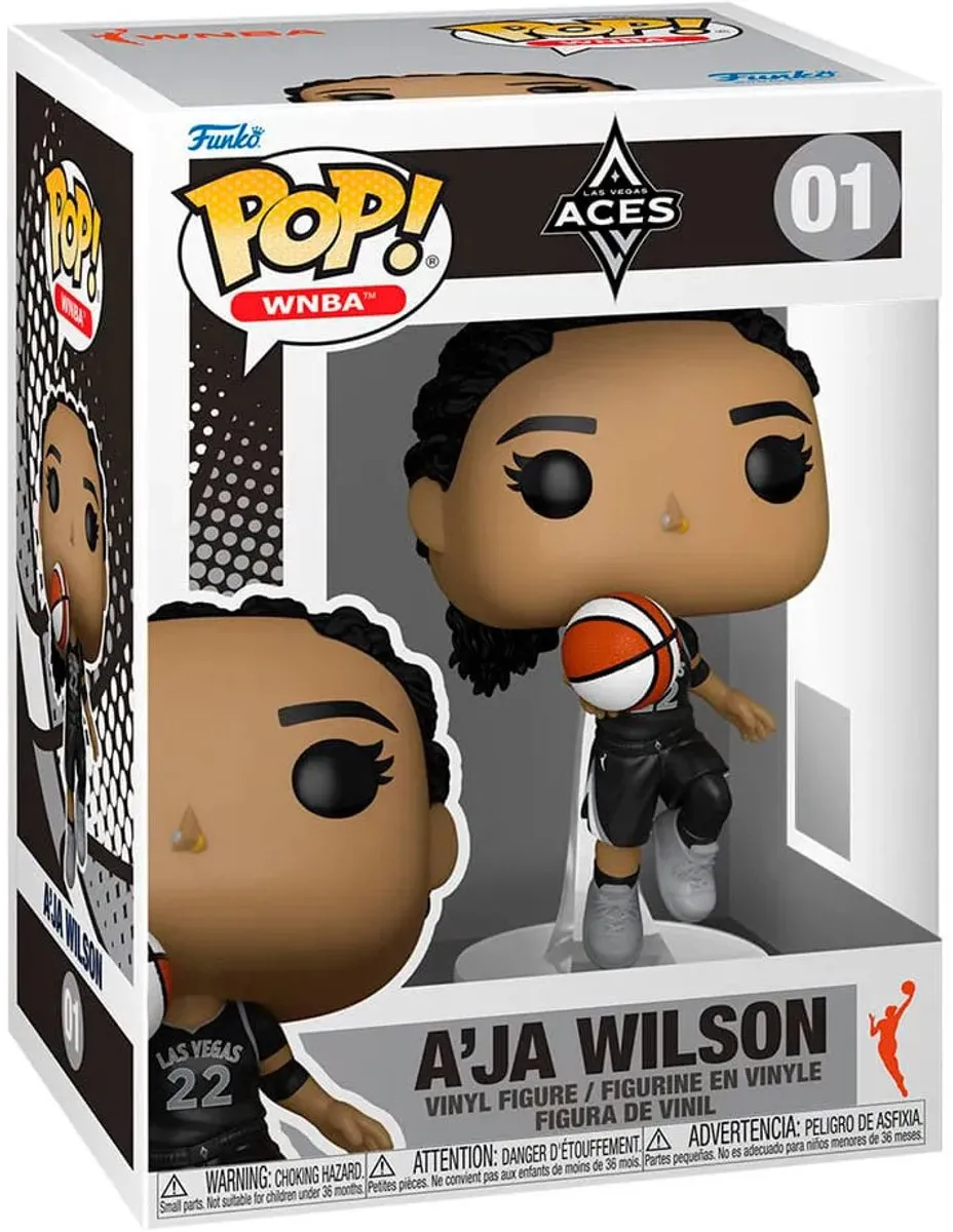 Funko Pop! A'ja Wilson WNBA Las Vegas Aces #01 - Multicolor