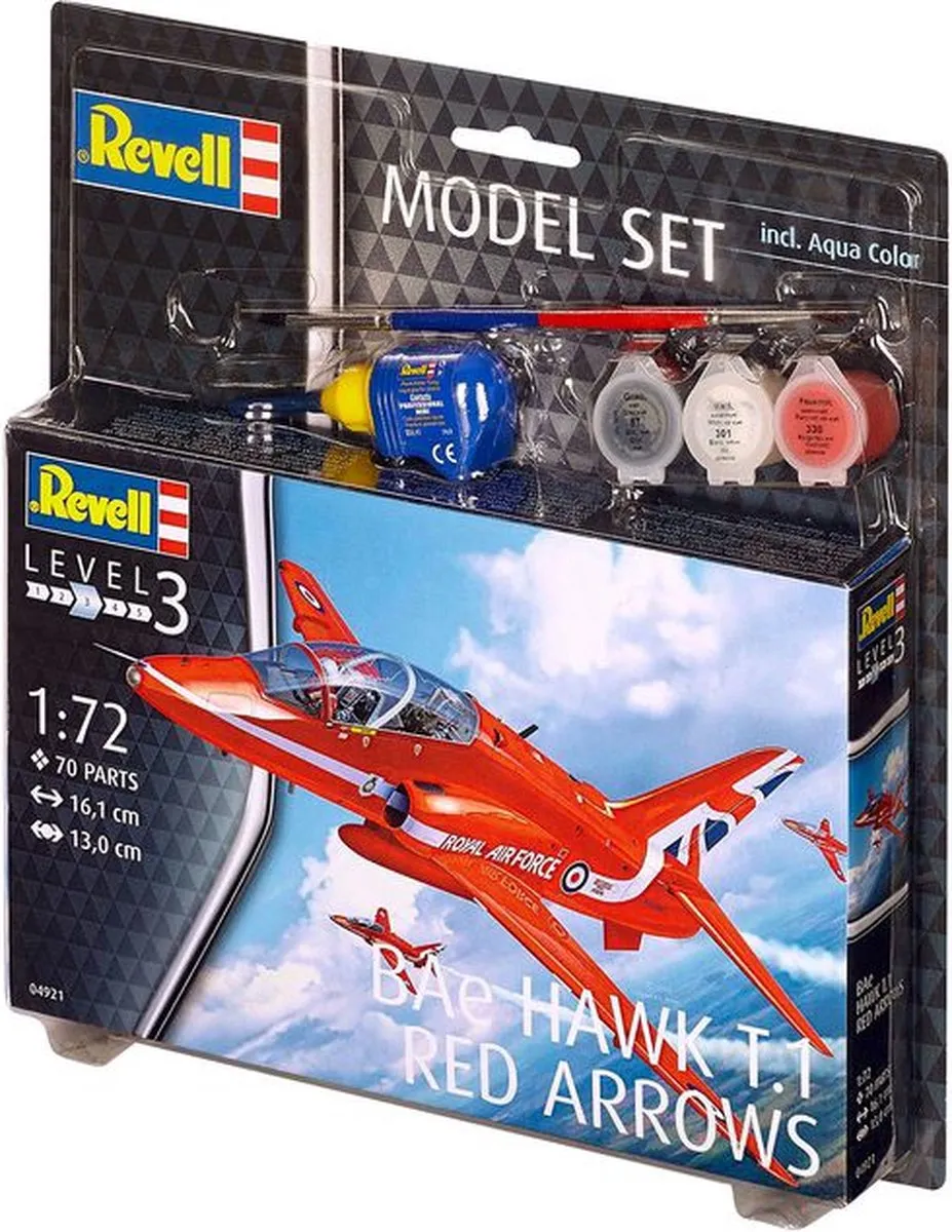 Revell 64921 BAe Hawk T Red Arrows Modelbouwpakket 1:72 - Rood