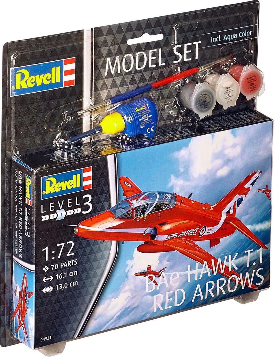 Revell 64921 BAe Hawk T Red Arrows Modelbouwpakket 1:72 - Rood