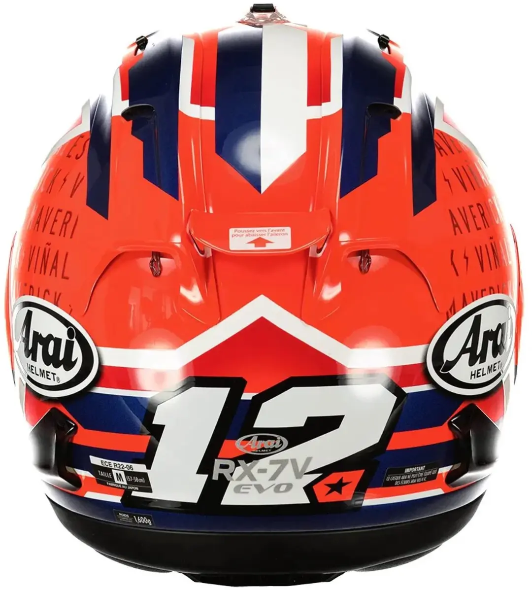 Arai RX-7V EVO Integraalhelm - L - Zwart/Blauw/Rood/Wit