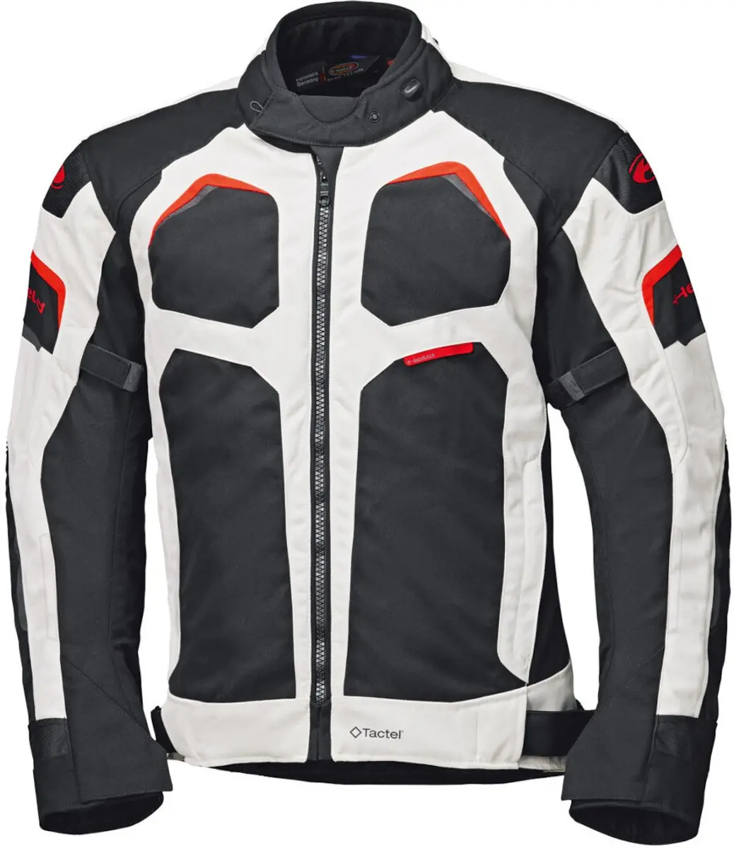Held Manzano Top Wit Zwart Rood Waterdicht Textiele Motorjas