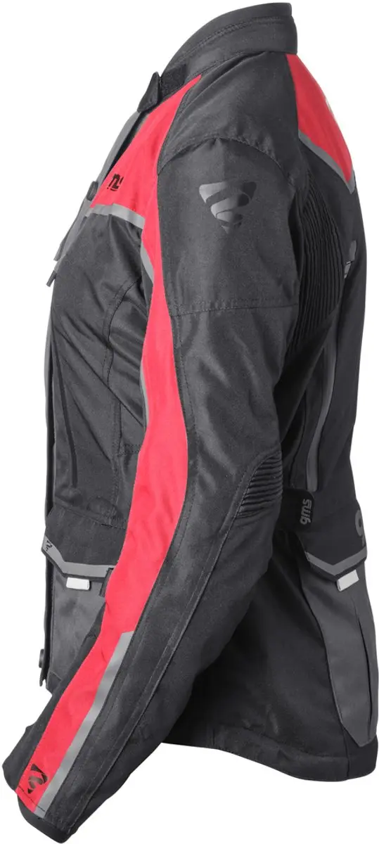 Gms Twister Neo Dames Motorjas - Zwart/Rood - 2XL