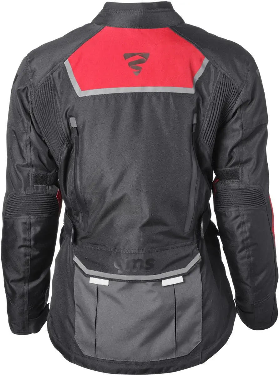 Gms Twister Neo Dames Motorjas - Zwart/Rood - 2XL