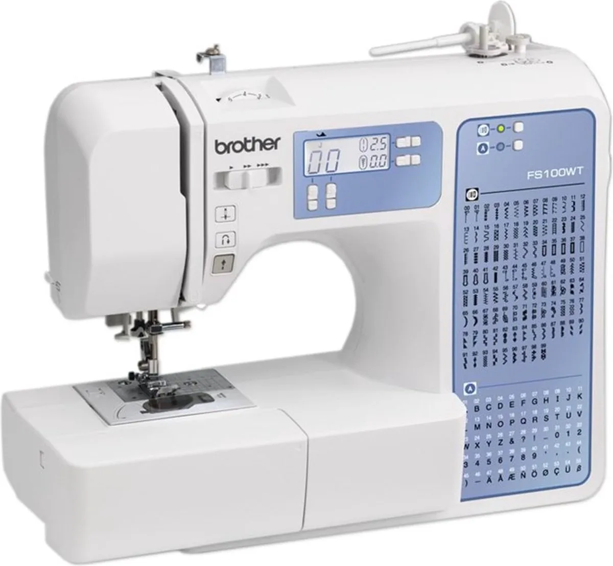 Brother FS100WT Elektrische Naaimachine - 100 Stiksels - Wit - afbeelding 5 van 6