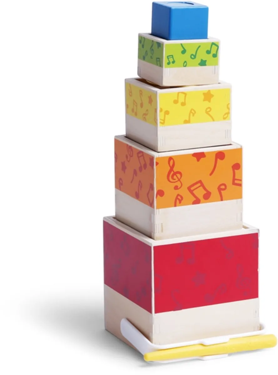 Hape Multi Muzikale Blokkenset - 5 Stukken - Veelkleurig - afbeelding 6 van 6