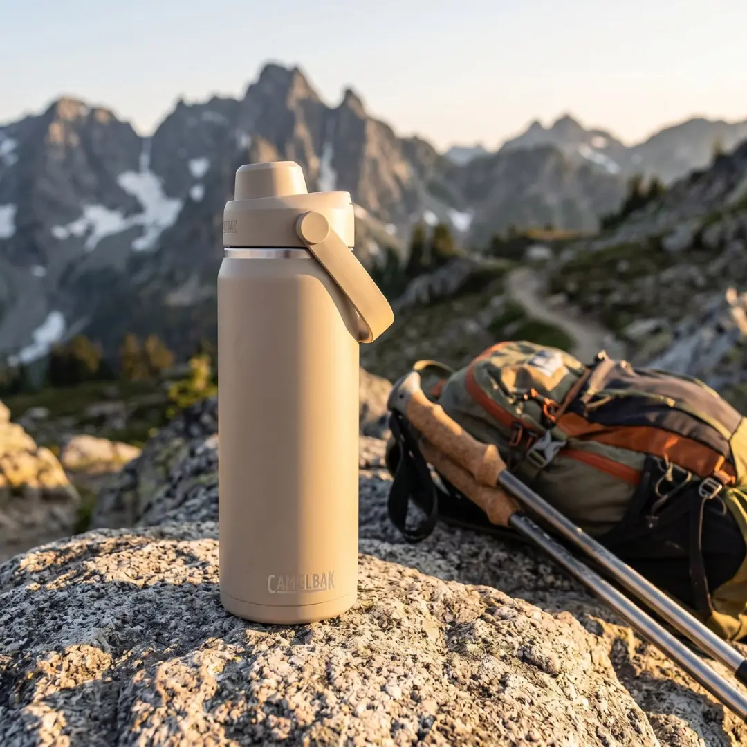 CamelBak Thrive Chug 600ml Isolatie Fles - RVS - Beige - afbeelding 6 van 6