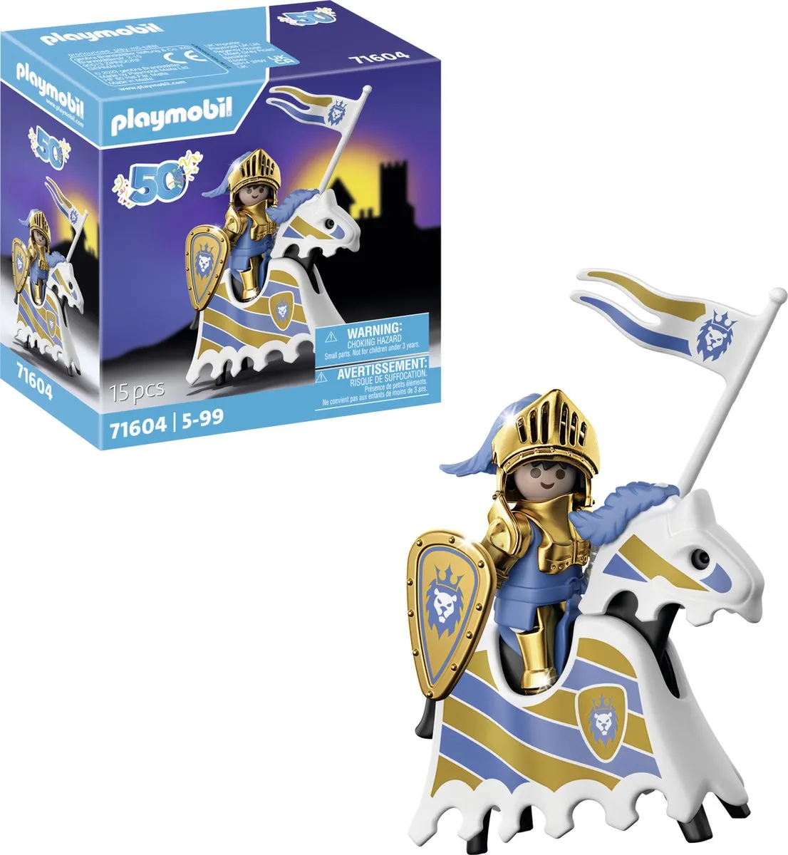 Playmobil Knights Jubileumridder 71604 - Blauw