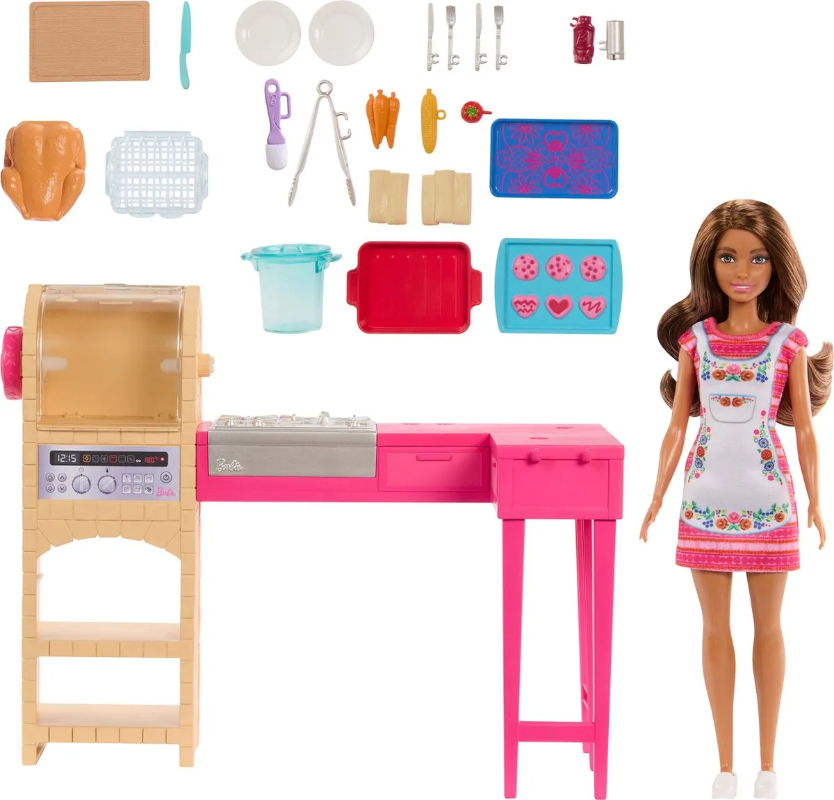 Barbie Teresa Recept voor Vriendschap Keukenset - Multicolor