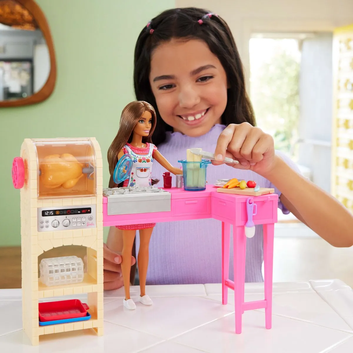 Barbie Teresa Recept voor Vriendschap Keukenset - Multicolor