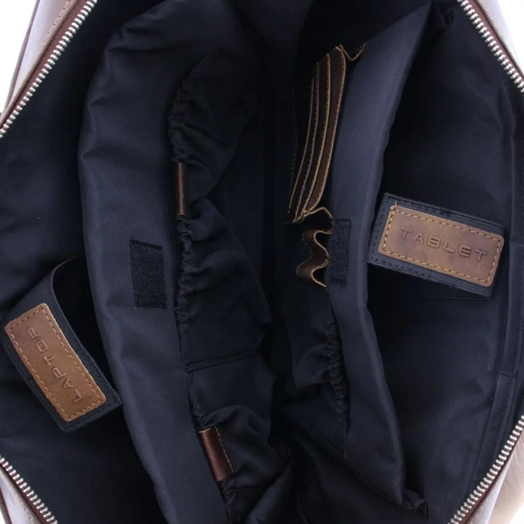 Plevier London Laptoptas 16" - Bruin