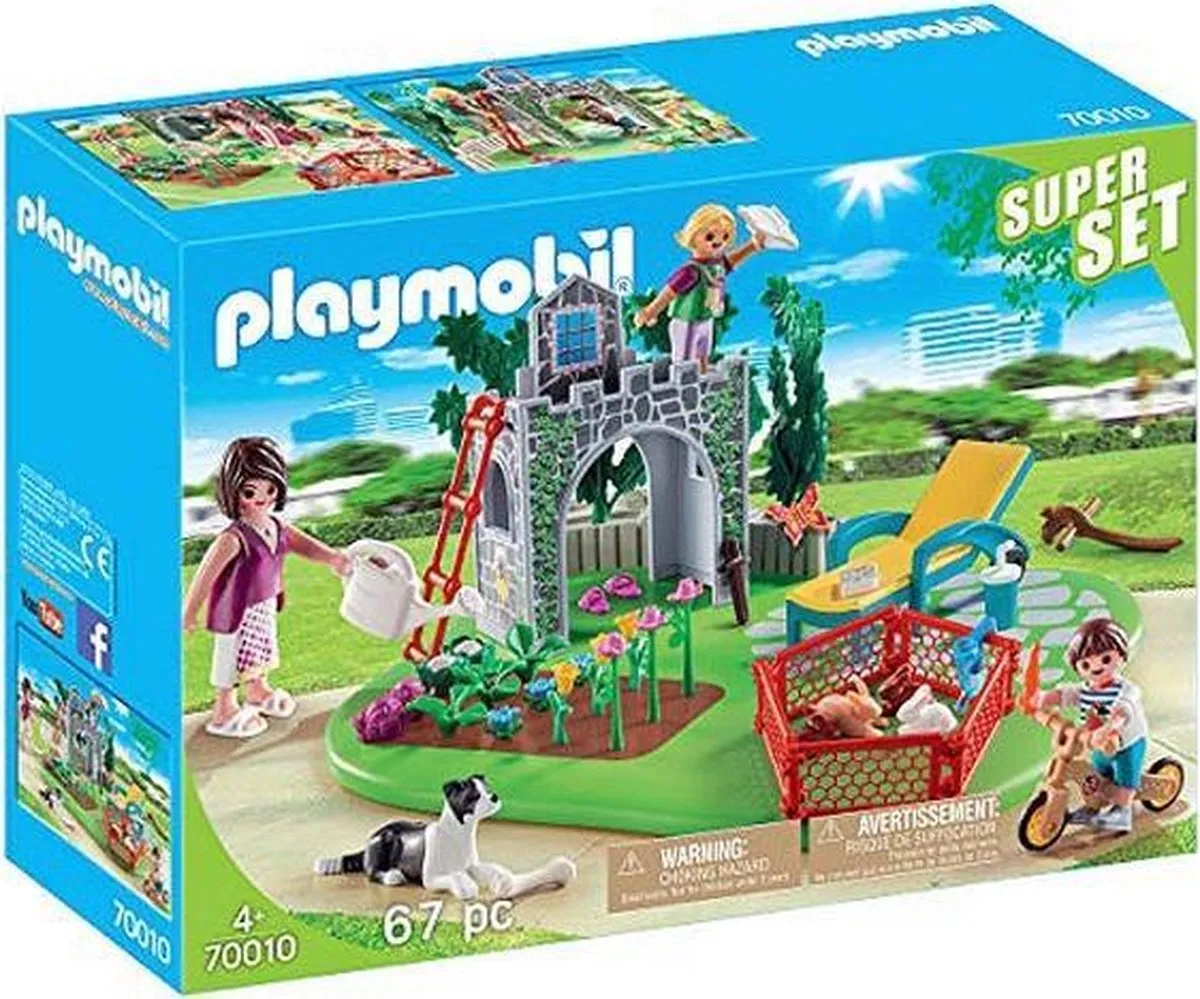 Playmobil SuperSet Familietuin 70010