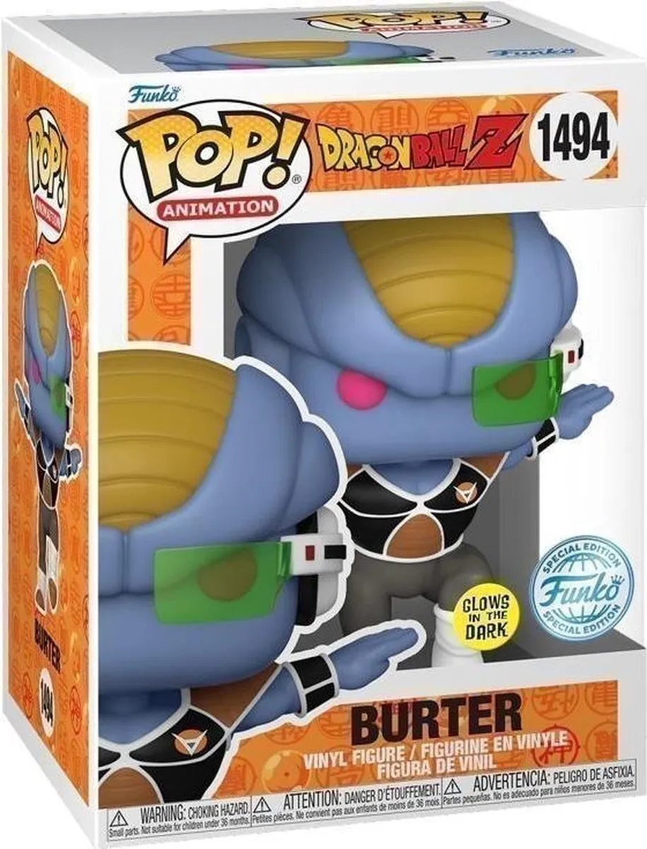 Funko Pop Animation Dragon Ball Z Burter Glow in the Dark #1494