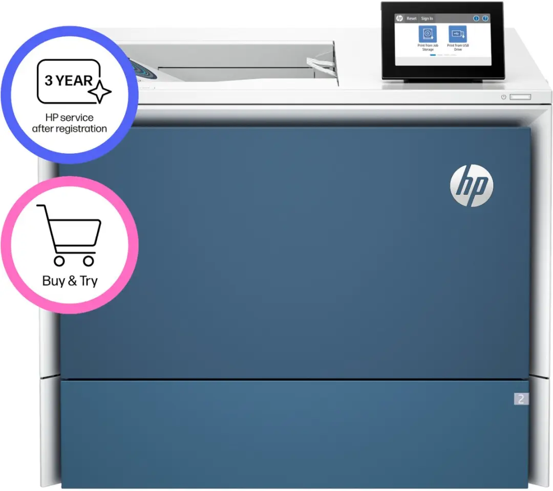 HP Color LaserJet Enterprise 5700dn Printer 6QN28A#B19 - 2x650 Vel - 40ppm - afbeelding 5 van 6