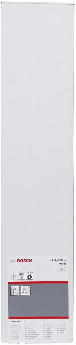 Snelbouwschroef grove schroefdraad 3,9 x 30  1000st