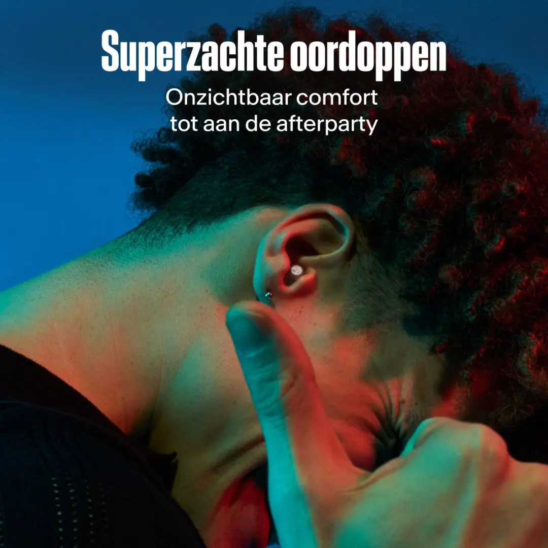 Alpine PartyPlug Pro Oordopjes - 21dB - Transparant - afbeelding 6 van 6