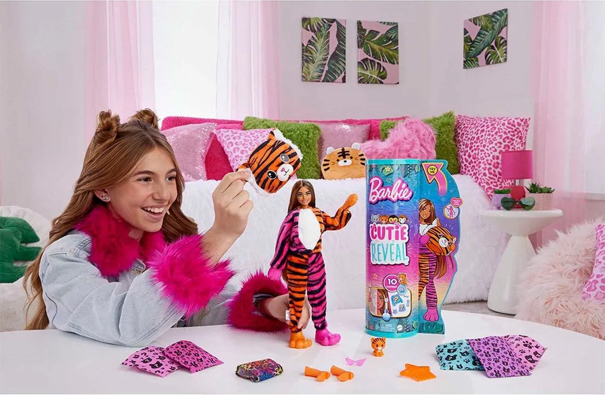 Barbie Cutie Reveal Jungle Tijgerpop - Verrassingsaccessoires