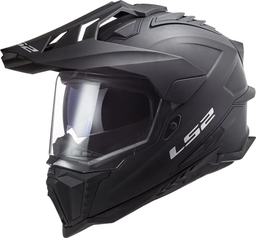 LS2 MX701 Explorer Adventurehelm - L - Mat Zwart