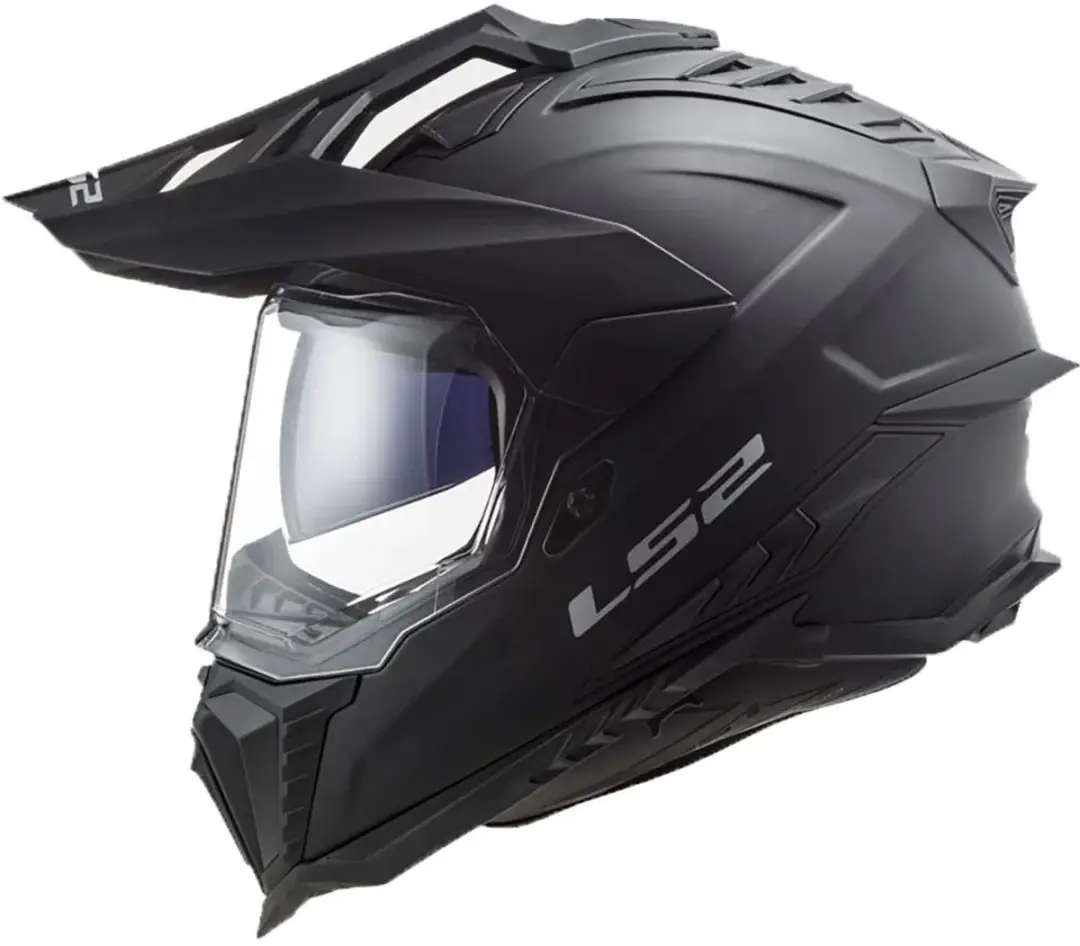 LS2 MX701 Explorer Adventurehelm - L - Mat Zwart