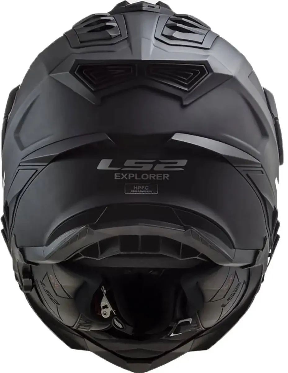 LS2 MX701 Explorer Adventurehelm - L - Mat Zwart