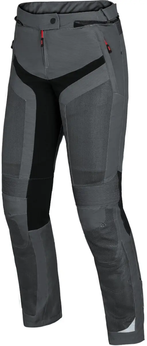 IXS Trigonis-Air Dames Dark Grijs Zwart Textiele Motorbroek