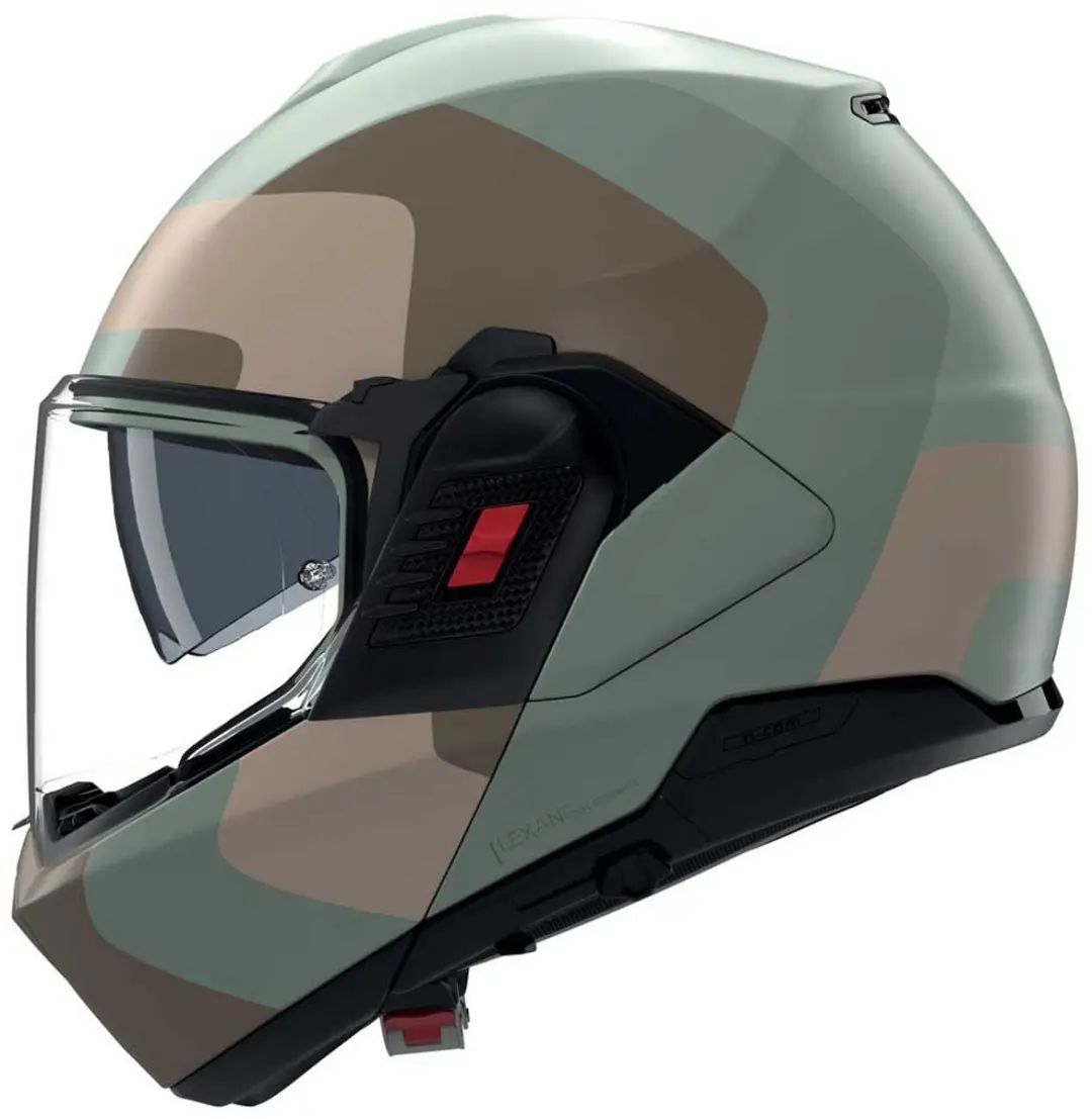 Nolan N120-1 Omocromo Modulaire Helm Groen XL