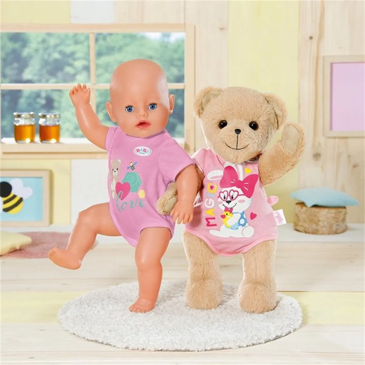 Baby Born Beer Knuffel - Roze