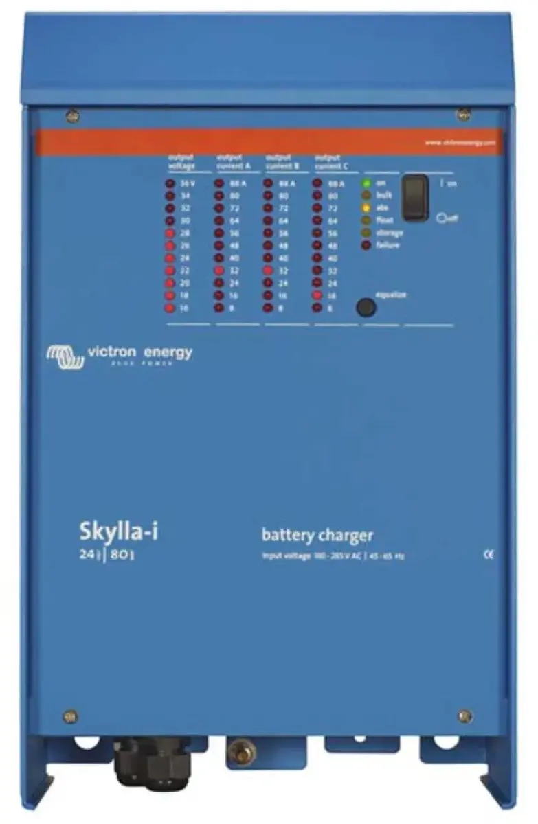 Victron Skylla-i 24/80 Laadregelaar - Blauw
