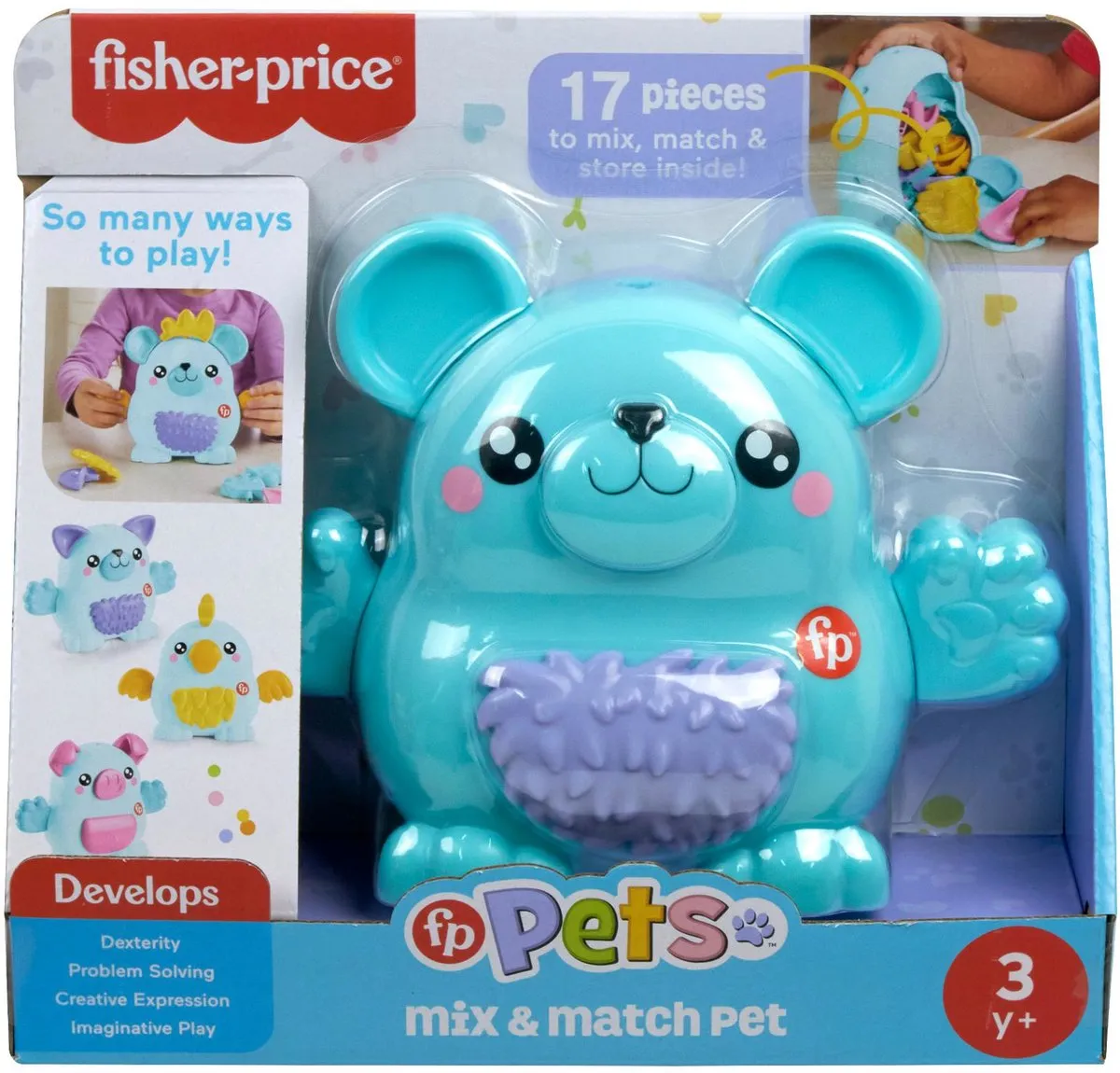 Fisher-Price FP Pets Mix & Match Dierenvriendje HXP18 - Multicolor