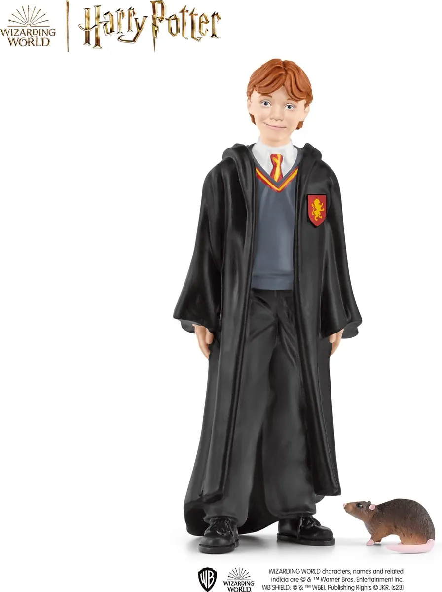 Schleich Harry Potter Ron Wemel & Schurfie 42634 - Multikleur