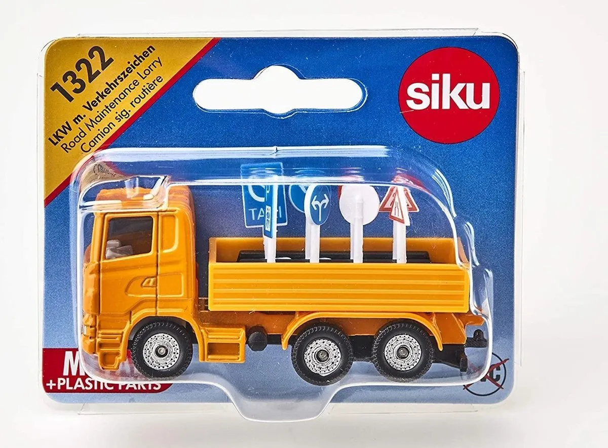 SIKU Road Maintenance Lorry 1322 - Oranje