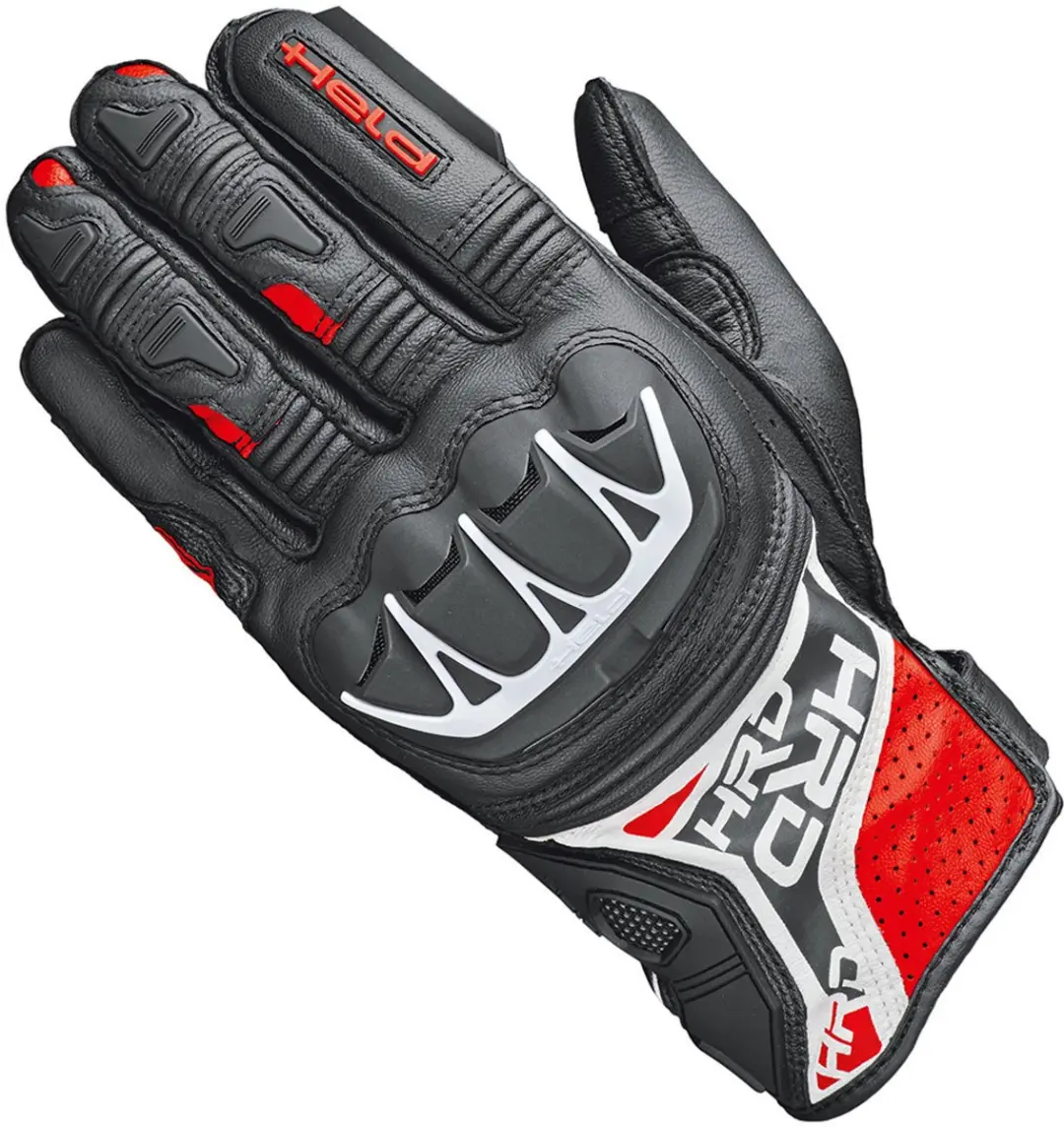 HELD KAKUDA motorhandschoenen sport Zwart-Rood 8