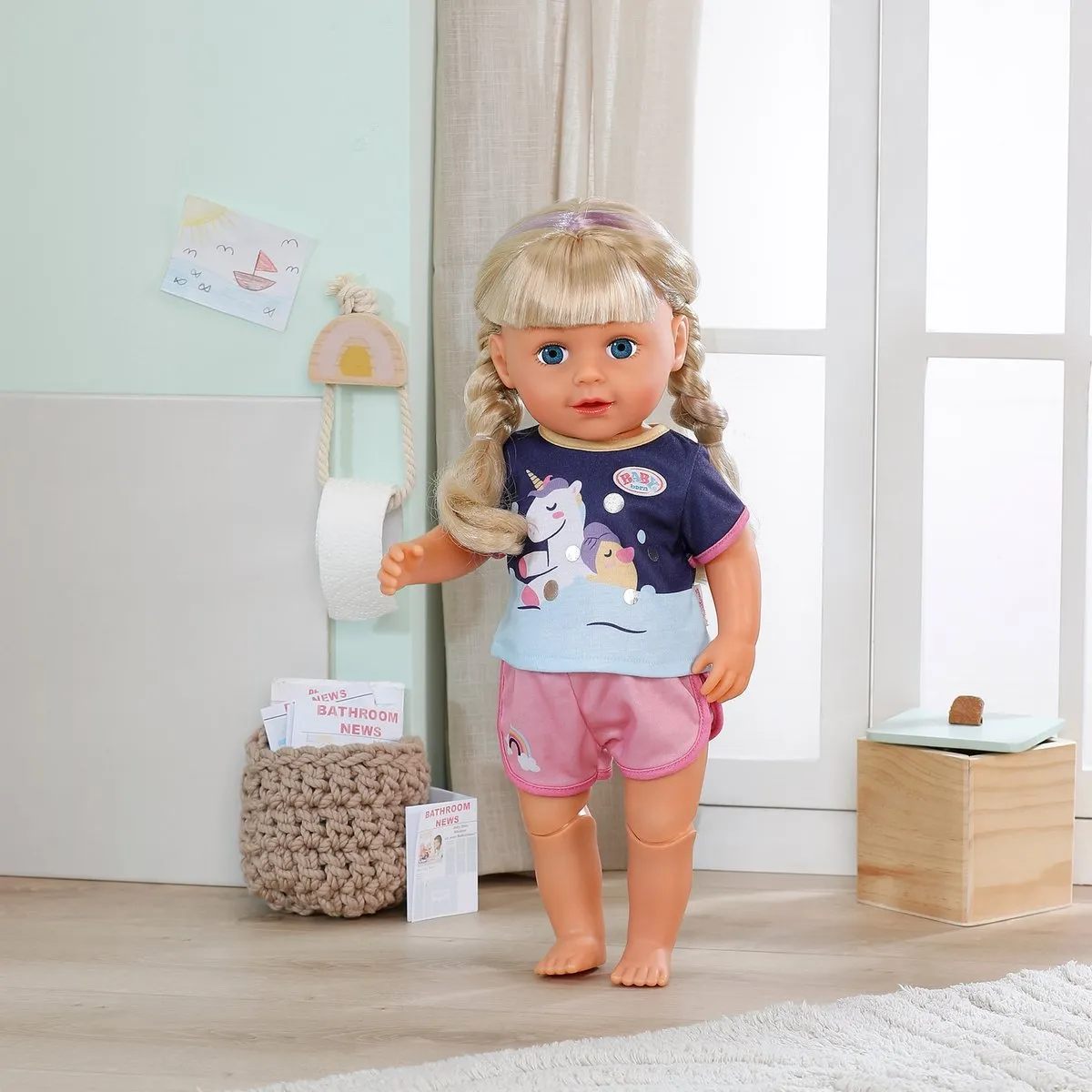 Baby Born Pyjama Eenhoorn 43cm - Multicolor - afbeelding 6 van 6