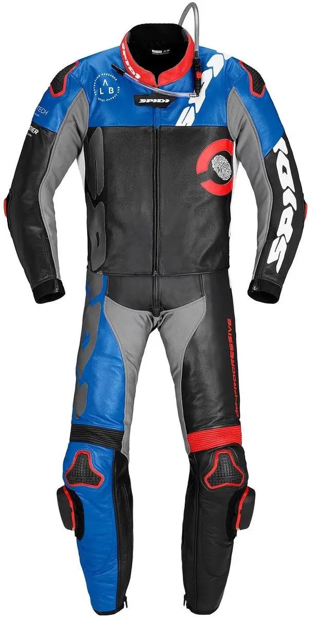 Spidi Dp-Progressive Touring 2-Delig Pak Zwart Rood Blauw