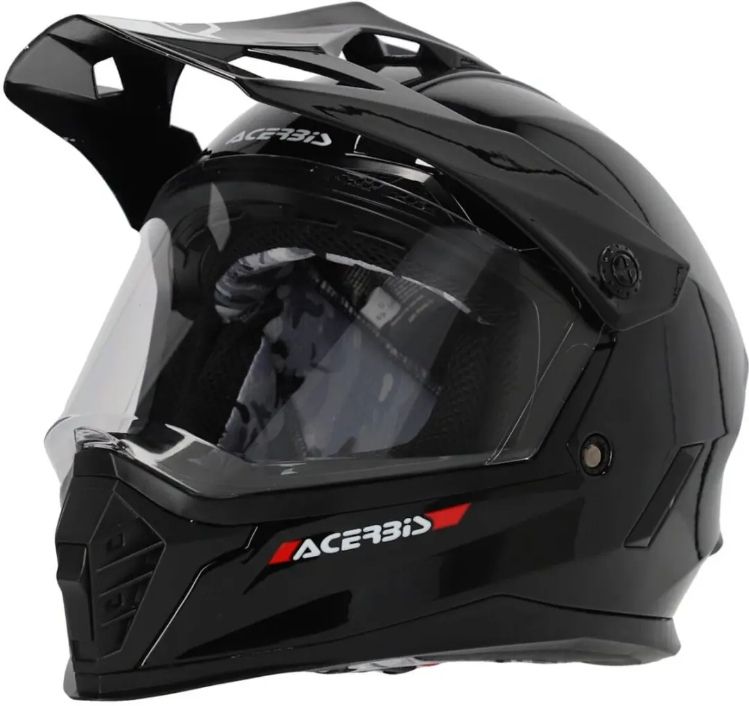 Acerbis Rider Junior Solid Zwart Kinder Crosshelm