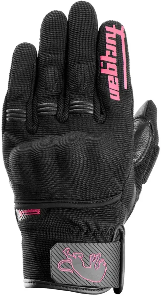 Furygan Jet D3O EVO Dames Motorhandschoenen - Zwart/roze S