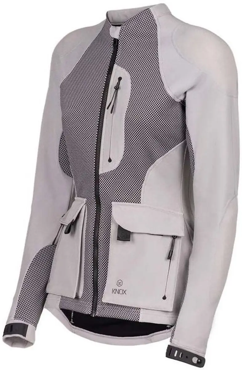 Knox Tor Dames Motorfietsjas - Grijs S