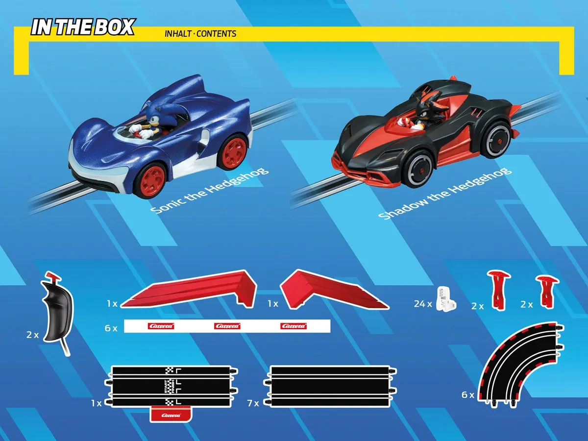 Carrera Go!!! Sonic vs. Shadow Racebaan 4,3m
