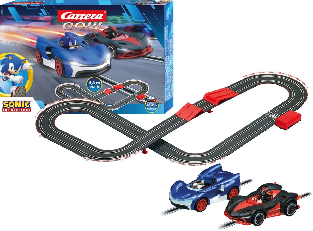 Carrera Go!!! Sonic vs. Shadow Racebaan 4,3m