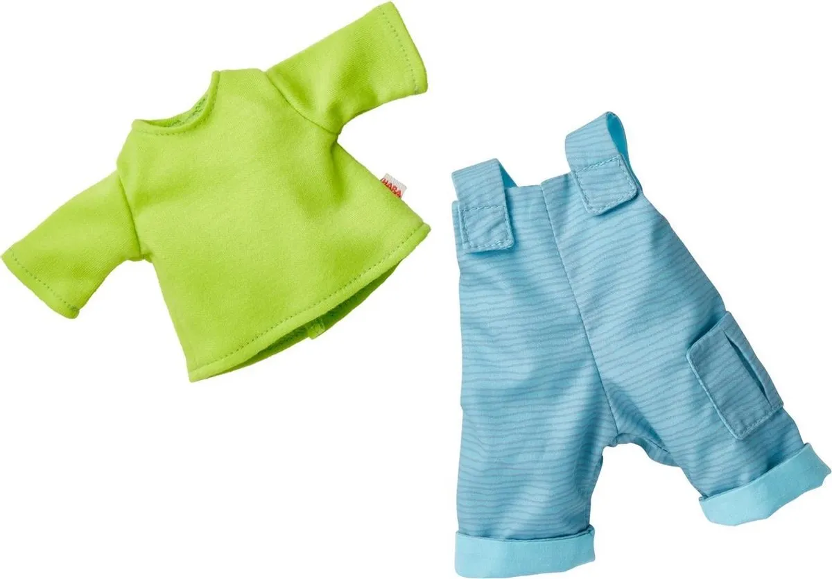Haba Poppenkleding Junior 30cm - Blauw/groen