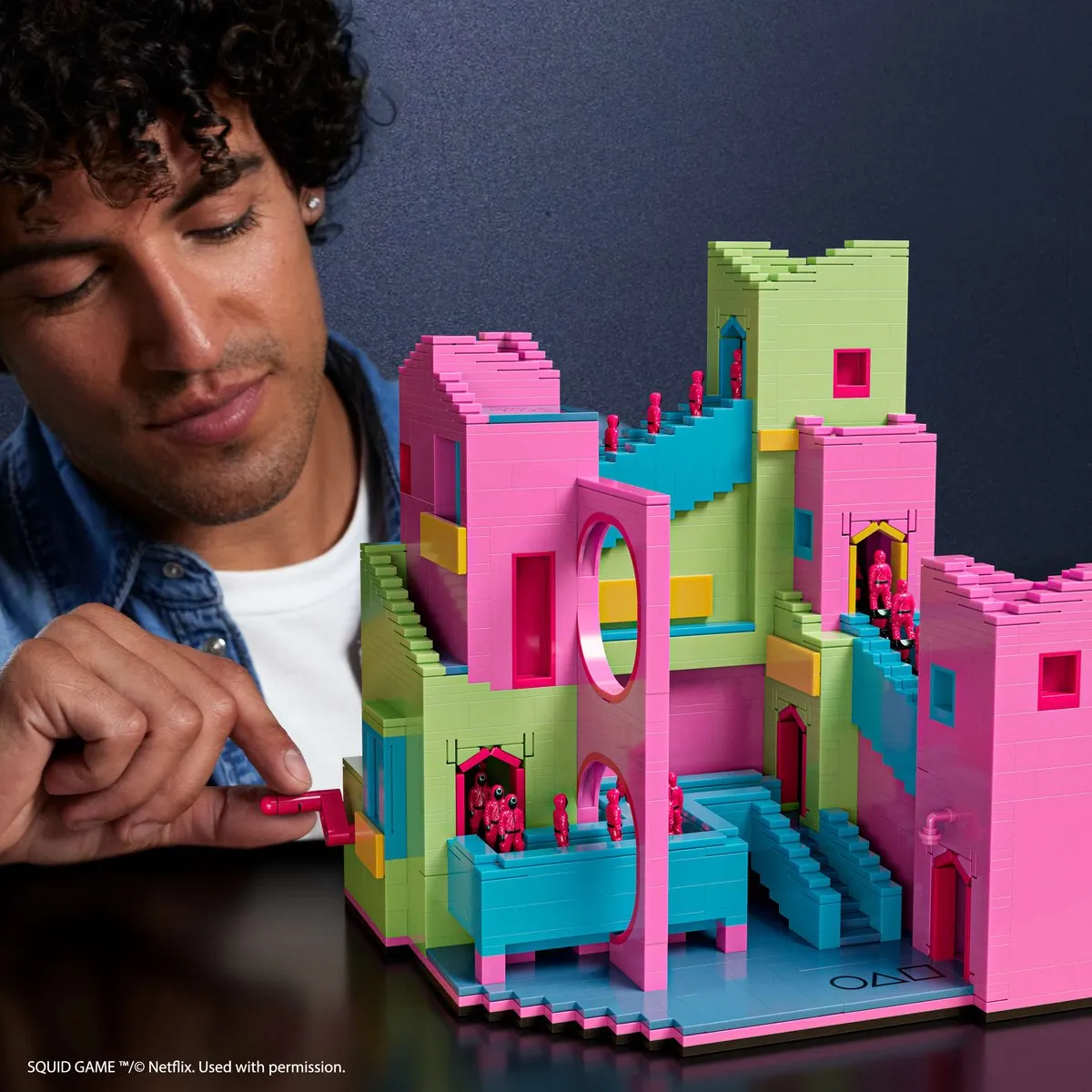 Mattel Squid Game Mega Constructieset - 1707 Stukken - Multi