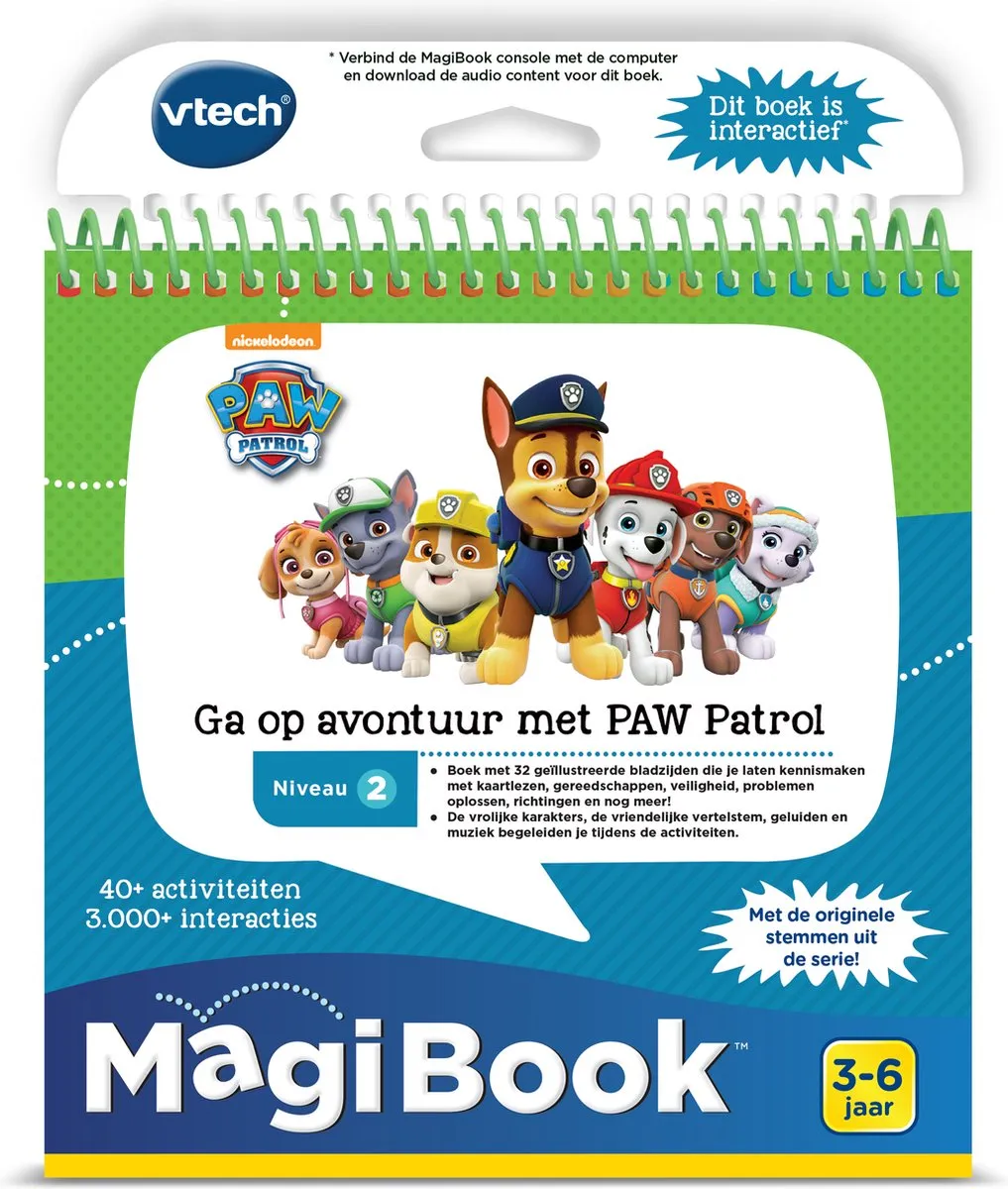 VTech MagiBook PAW Patrol Activiteitenboek - Multikleuren