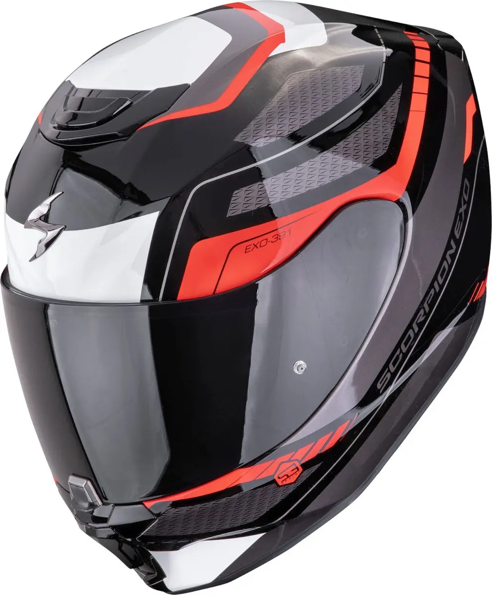 Scorpion Exo-391 Leo Integraalhelm M - Wit/zwart/blauw - afbeelding 3 van 6